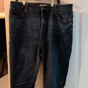 Madewell Curvy High Rise Skinny Jeans Size 35